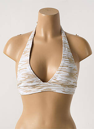 Sutien de costum de baie top triunghiuri top triunghiuri auriu PAIN DE SUCRE femeie
