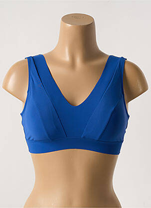 Sutien de costum de baie bretele elastice sutiene albastru PAIN DE SUCRE femeie