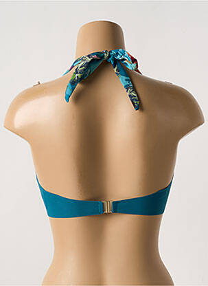 Sutien de costum de baie top sutien modelat top sutien modelat albastru PAIN DE SUCRE femeie