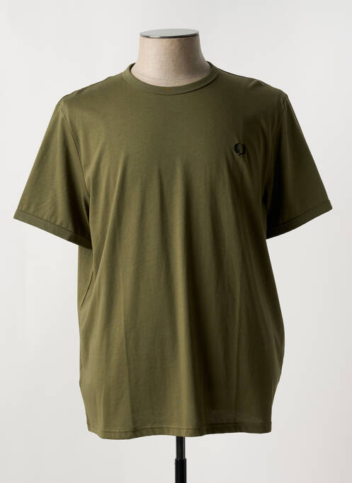 Tricou verde FRED PERRY bărbat