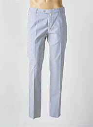 Pantalon chino țesătură poplin mărime normală albastru MEYER homme