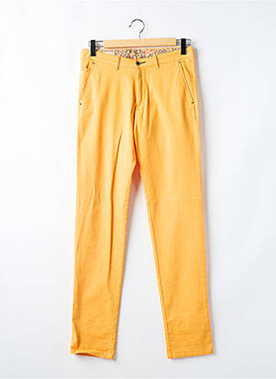 Pantalon chino portocaliu BRUNO SAINT HILAIRE bărbat