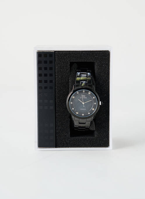 Ceas negru CLYDA femeie