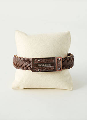 Brățară maro POLICE bărbat