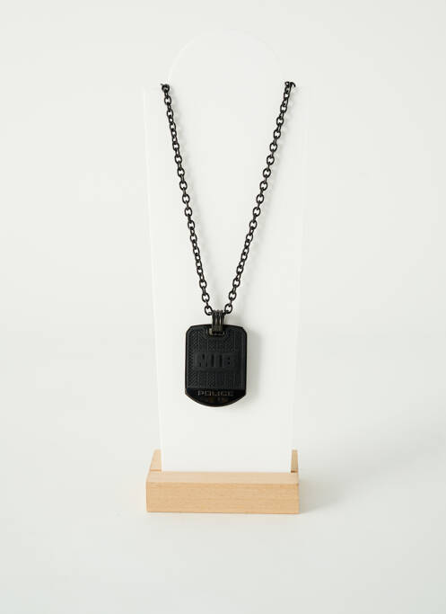 Colier negru POLICE bărbat