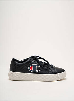 Adidași material neted toc de 4 la 6 cm negru CHAMPION femeie