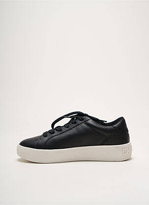 Adidași material neted toc de 4 la 6 cm negru CHAMPION femeie