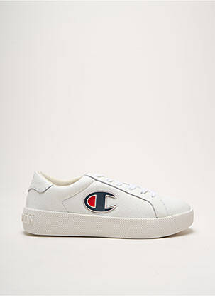 Adidași material neted toc de 4 la 6 cm alb CHAMPION femeie