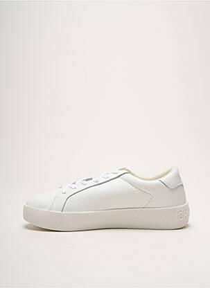 Adidași material neted toc de 4 la 6 cm alb CHAMPION femeie