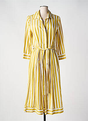 Rochie lungă galben TOUPY femeie