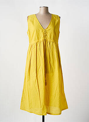 Rochie midi galben ZEN ETHIC femeie