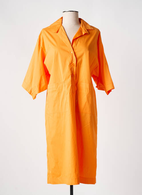 Rochie midi portocaliu TOUPY femeie