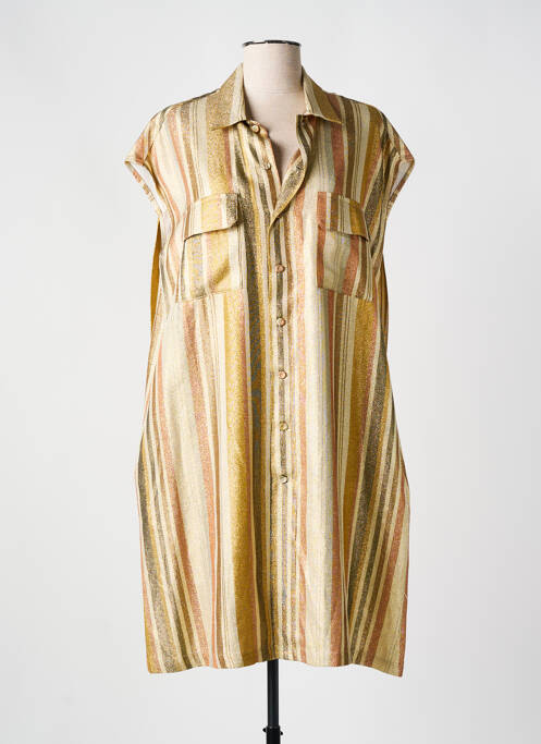 Rochie midi auriu HOD femeie