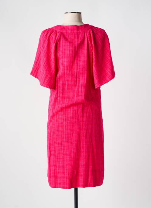 Rochie midi roz STELLA FOREST femeie