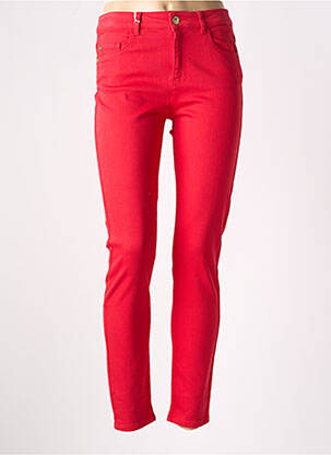 Blugi cu croială slim roșu NENETTE femeie