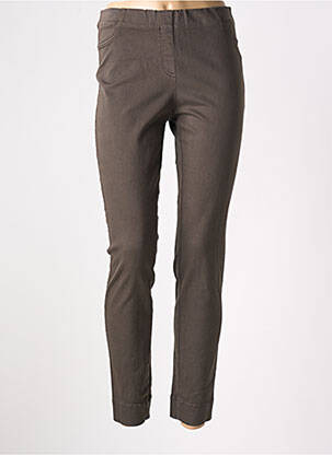Pantalon slim verde GARDEUR femeie