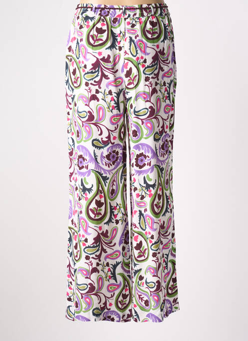 Pantalon larg alb STELLA FOREST femeie