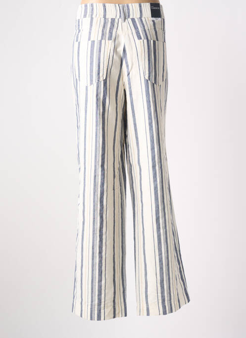 Pantalon larg închidere cu fermoar sub clapetă cu nasturi mărime normală albastru ATELIER GARDEUR femme