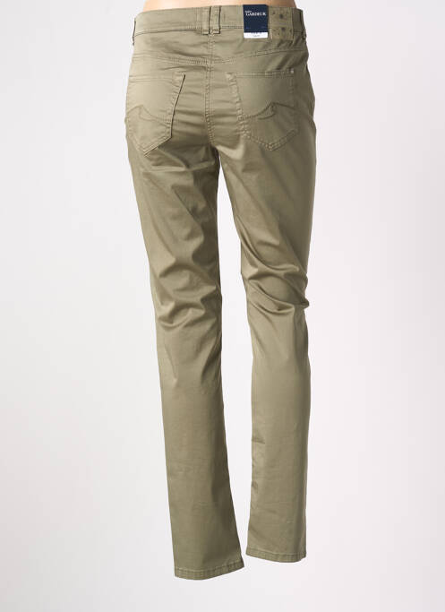 Pantalon slim verde GARDEUR femeie