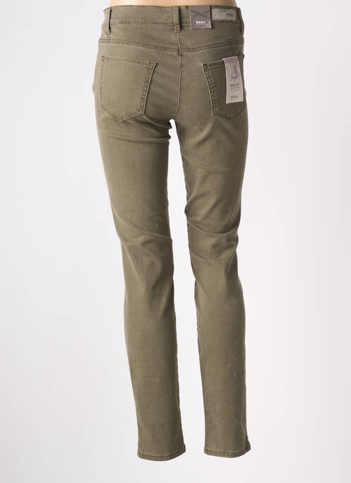 Pantalon slim verde BRAX femeie
