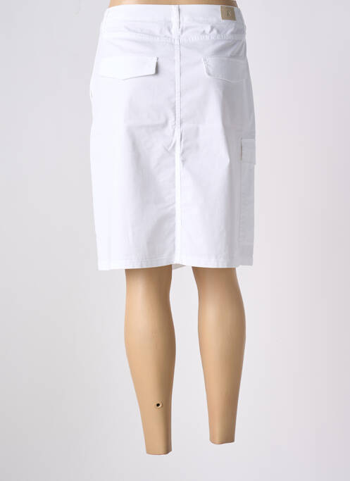 Fustă midi alb GARDEUR femeie