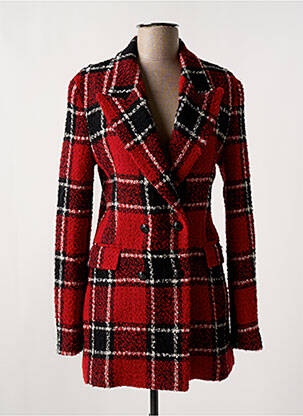 Palton lung roșu GAËLLE femeie