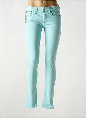 Blugi cu croială slim albastru REPLAY femeie