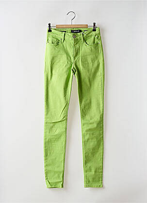 Blugi cu croială slim verde REPLAY femeie