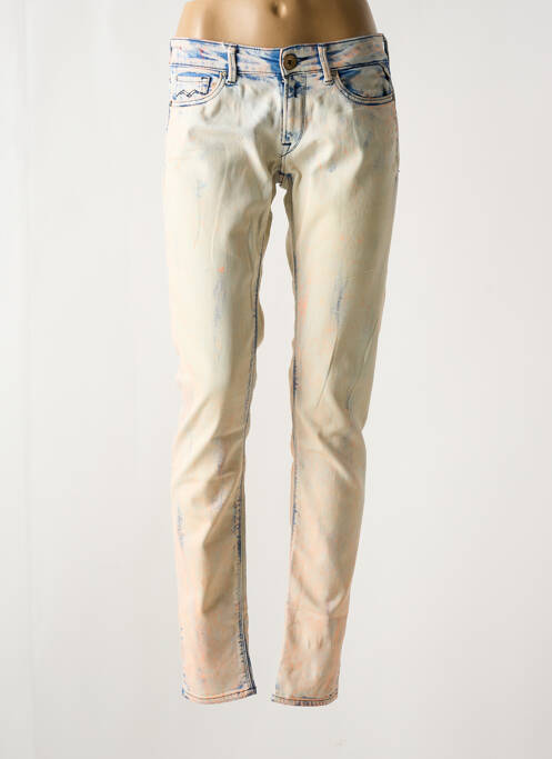 Blugi cu croială slim albastru REPLAY femeie