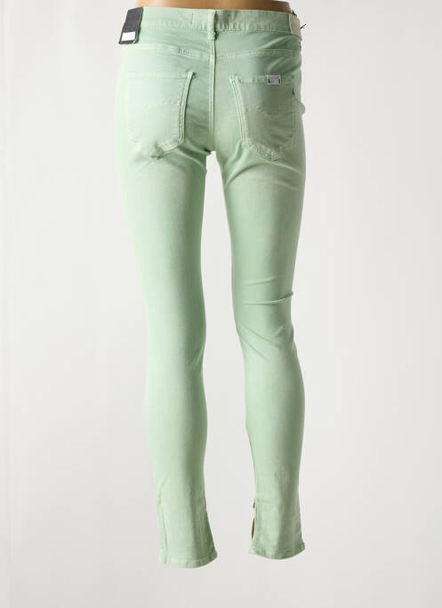 Blugi cu croială slim verde REPLAY femeie