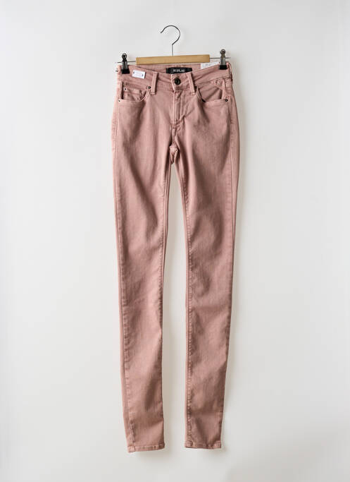 Blugi cu croială slim roz REPLAY femeie