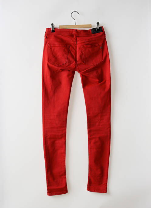 Blugi cu croială slim roșu REPLAY femeie