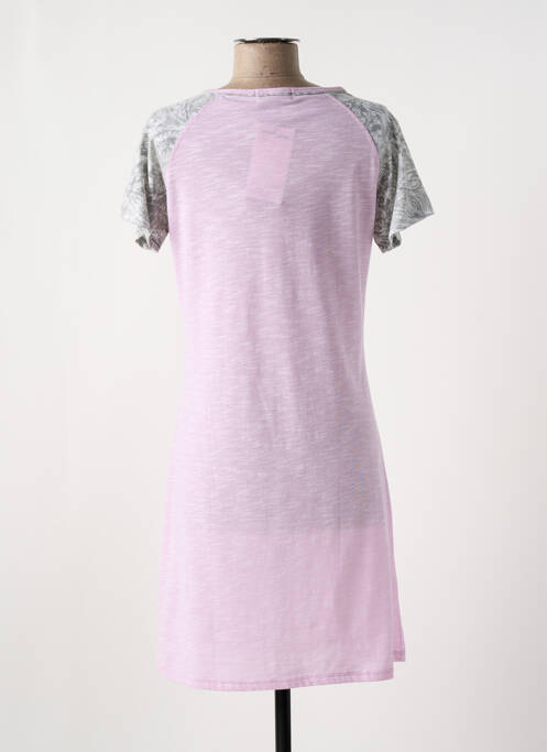 Cămașă de noapte imprimeu floral roz MASSANA femme