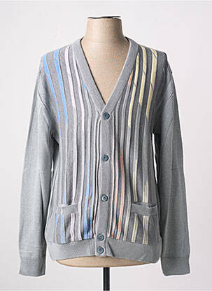 Vestă cu mâneci lungi gri PAUL RHODAMEL bărbat