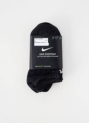Șosete formă șosete scurte negru NIKE femeie