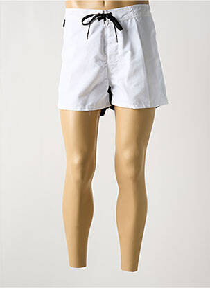 Șort de baie alb SUNDEK bărbat