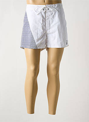 Șort de baie alb SUNDEK bărbat