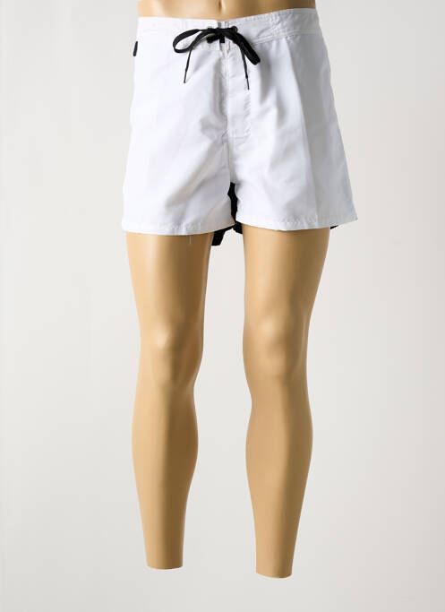 Șort de baie alb SUNDEK bărbat