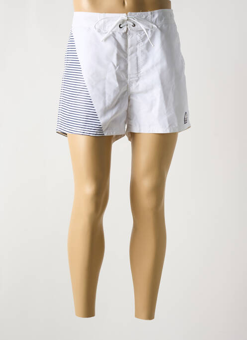 Șort de baie alb SUNDEK bărbat