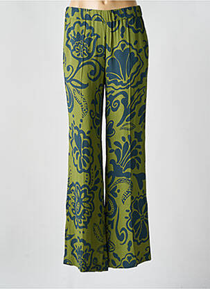 Pantalon drept verde LUISA CERANO femeie