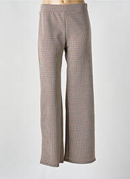 Pantalon drept talie elastică mărime normală maro ESCORPION femme