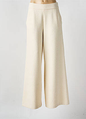 Pantalon larg bej CAROLINE BISS femeie