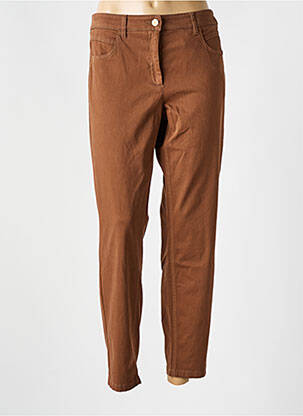 Pantalon slim maro LUISA CERANO femeie