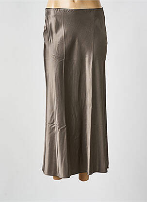 Fustă lungă maro LUISA CERANO femeie