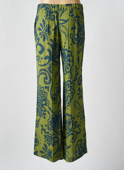 Pantalon drept verde LUISA CERANO femeie