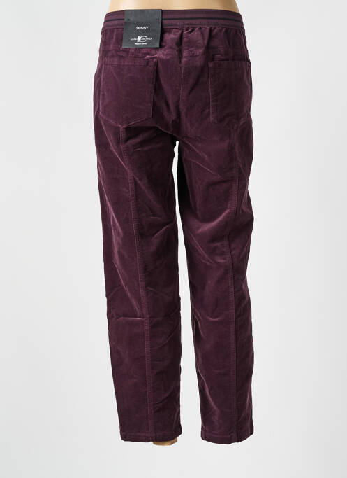 Pantalon drept violet LUISA CERANO femeie