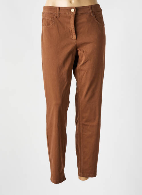 Pantalon slim maro LUISA CERANO femeie