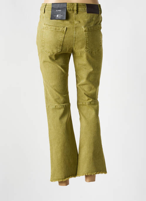 Pantalon evazat verde LUISA CERANO femeie