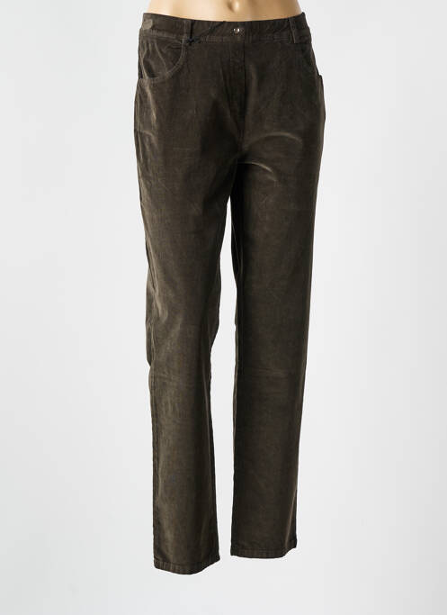 Pantalon drept verde EAST DRIVE femeie