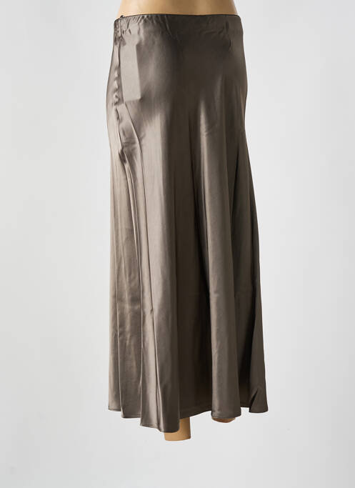 Fustă lungă maro LUISA CERANO femeie